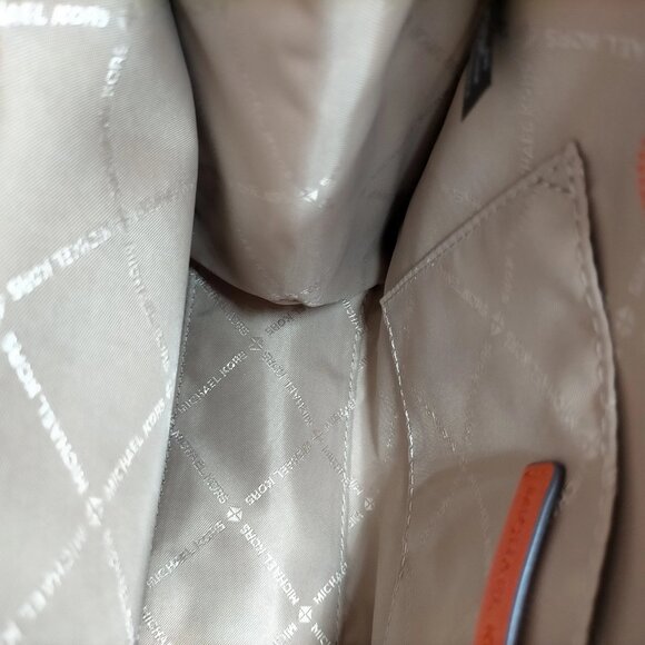 Authentic MICHAL KORS Orange PVC Satchel Bag mn195-112525 - Picture 12 of 16